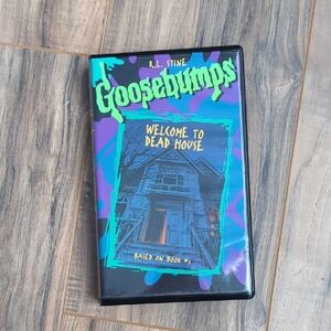 Goosebumps "Welcome to Dead House" VHS - Black/Green/Purple